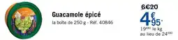 Picard Guacamole épicé offre