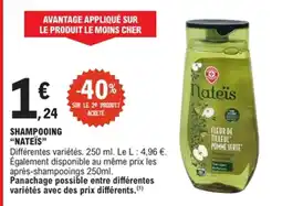 E.Leclerc Nateïs Shampooing offre