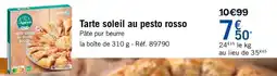Picard Tarte soleil au pesto rosso offre