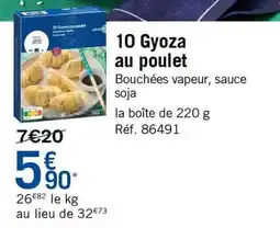 Picard 10 Gyoza au poulet offre