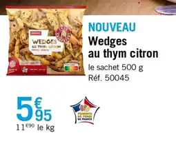 Picard Wedges au thym citron offre