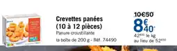 Picard Crevettes panées (10 à 12 pièces) offre