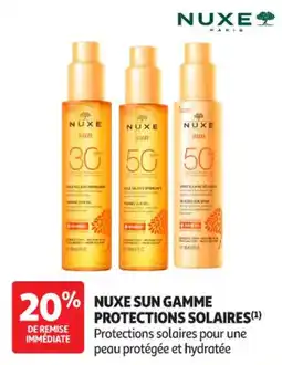 Auchan Parapharmacie Nuxe Sun Gamme protectons solaires offre