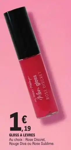 E.Leclerc Gloss a levres offre
