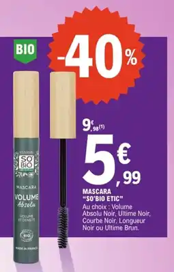 E.Leclerc So Bio Etic Mascara offre