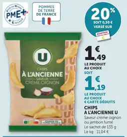 Maximarché Chips a l'ancienne u offre