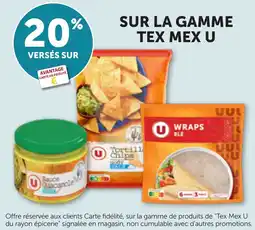 Maximarché Sur la gamme tex mex u offre