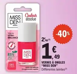 E.Leclerc Miss Den Vernis à ongles offre