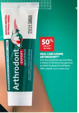 Auchan Parapharmacie Oral Care Gamme arthrodont offre