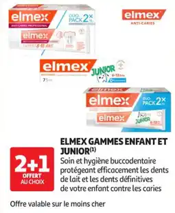 Auchan Parapharmacie Elmex Gammes enfant et junior offre