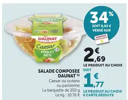 Maximarché Daunat Salade composee offre