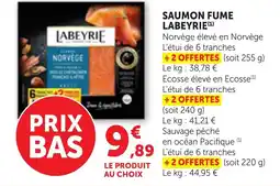 Maximarché Labeyrie Saumon fume offre