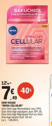 E.Leclerc Nivea Cellular Soin visage offre