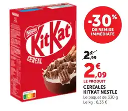 Maximarché Cereales kitkat nestle offre