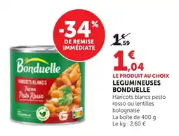 Maximarché Bonduelle Legumineuses offre