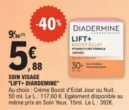E.Leclerc Lift+ Diadermine Soin visage offre