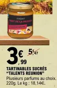 E.Leclerc Tartinables sucrés offre