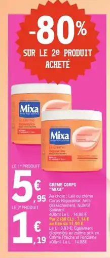 E.Leclerc Mixa Creme corps offre