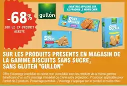 E.Leclerc Gullon Sur les produits présents en magasin de la gamme biscuits sans sucre, sans gluten offre