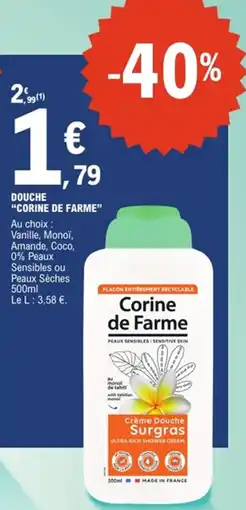 E.Leclerc Corine De Farme Douche offre