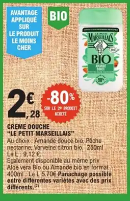 E.Leclerc Le Petit Marseillais Creme douche offre