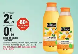 E.Leclerc Cottage Huile de douche offre