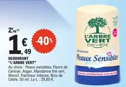 E.Leclerc L'Arbre Vert Deodorant offre