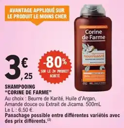 E.Leclerc Corine De Farme Shampooing offre