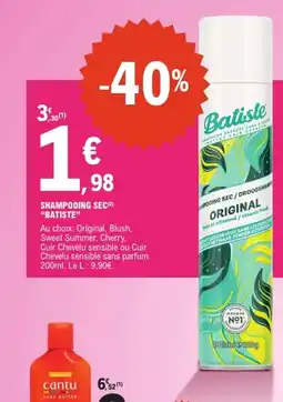 E.Leclerc Batiste Shampooing sec offre