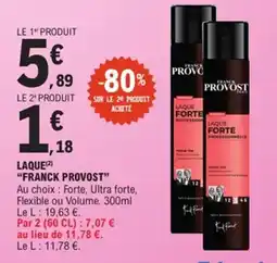 E.Leclerc Franck Provost Laque offre