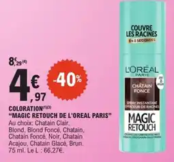 E.Leclerc Coloration magic retouch de l'oreal paris offre