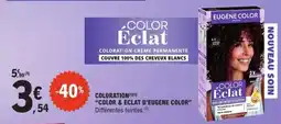 E.Leclerc Coloration color & eclat d'eugene color offre