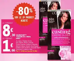 E.Leclerc Casting De L'Oreal Paris Coloration offre