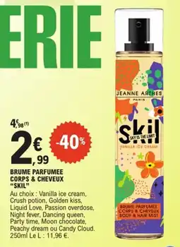 E.Leclerc Skil Brume parfumee corps & cheveux offre