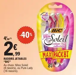 E.Leclerc Bic Rasoirs jetables offre