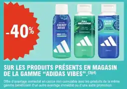 E.Leclerc Adidas Sur les produits présents en magasin de la gamme offre