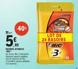 E.Leclerc Bic Rasoirs jetables offre