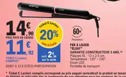 E.Leclerc Elsay Fer à lisser offre