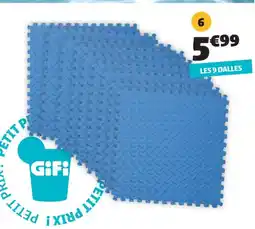 Gifi 9 DALLES DE PISCINE offre