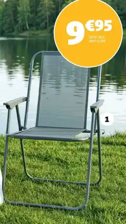 Gifi FAUTEUIL PLIANT PLIANTE DIM. 80X68X60 CM, STRUCTURE offre