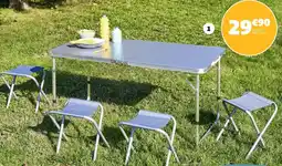 Gifi SET DE TABLE DE CAMPING 4 PERSONNES offre