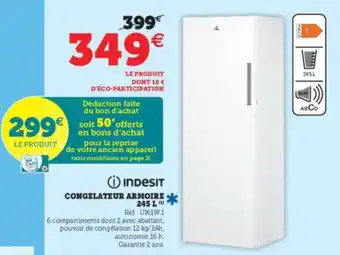 Super U Congelateur Armoire offre