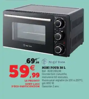 Super U Mini Four 30L offre