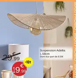 Maxi Bazar Suspension adelia l.58 cm offre