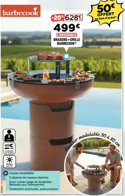 Centrakor BRASERO + GRILLE BARBECOOK offre