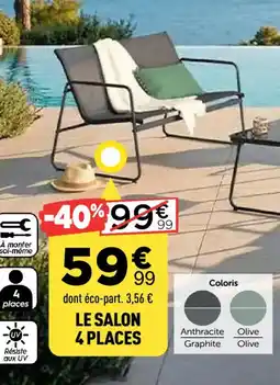 Centrakor LE SALON 4 PLACES offre