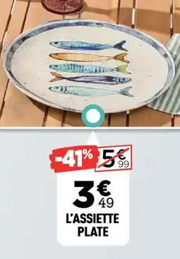 Centrakor L'ASSIETTE PLATE offre