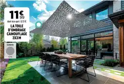 Centrakor LA TOILE D'OMBRAGE CAMOUFLAGE 2X3 M offre