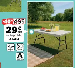 Centrakor LA TABLE offre