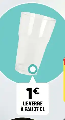Centrakor LE VERRE À EAU offre